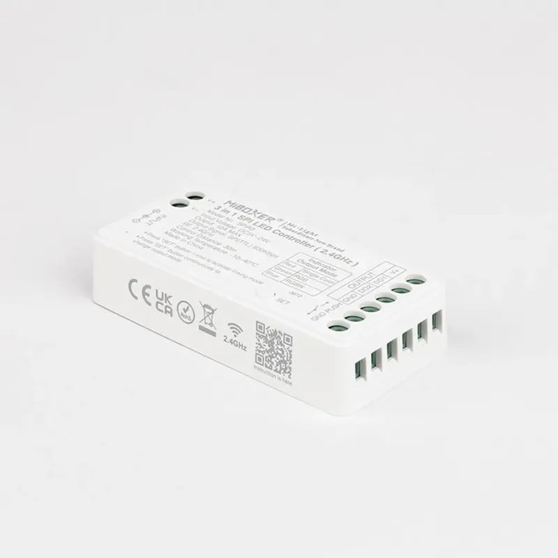 MiBoxer SPIR3 SPI LED Pixel Controller 2.4 GHz, 3-in-1 Einfarbig, RGB und RGBW, 5-24V DC, 10A