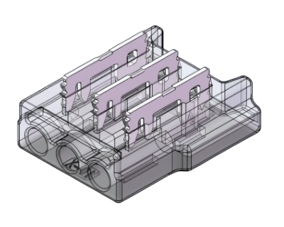 LED Anschlussverbinder – 3-polig, 10 mm, lötfrei & konfigurierbar – SK-LED LED Anschlussverbinder 3-polig, lötfrei und frei konfigurierbar – für 10 mm CCT SMD LED-Streifen – werkzeugfreie Steckverbindung ohne Kabel – ideal für flexible Installationen – SK-LED