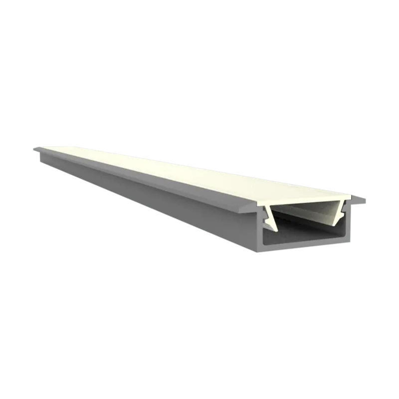 PC41-13 FLAT Abdeckung 2 m – für LED Profil Exo-A1/A1F/A2/A2F | klar, opal, schwarz
