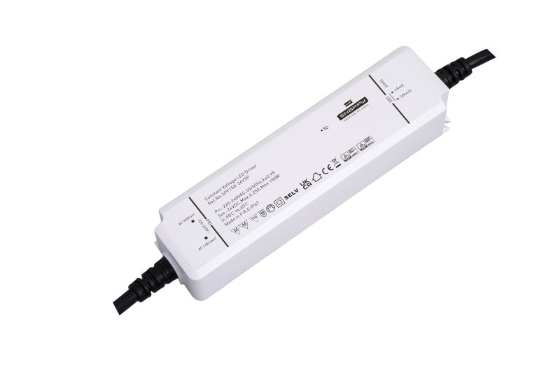 Snappy SPF150 24V LED Netzteil 150W IP67 wasserdicht Konstantspannung Trafo für LED Streifen Außenbereich