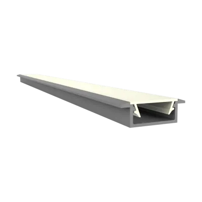 Flaches LED Alu Einbauprofil 2m Exo-A1F-13 (13mm) –| Flaches Aluminiumprofil für LED-Strips