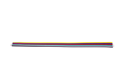 Flachbandkabel RGBCCT – 6-polig, 24 AWG, Meterware für LED-Installationen