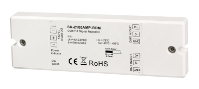 DMX512 Signal Repeater SR2100AMP RDM DMX Verstärker zur Signalverlängerung und Stabilisierung