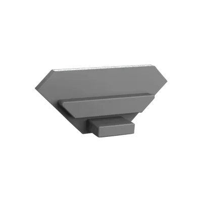 Endkappe für LED Alu Eckprofil Exo-V2_14 + Cover PC45_16