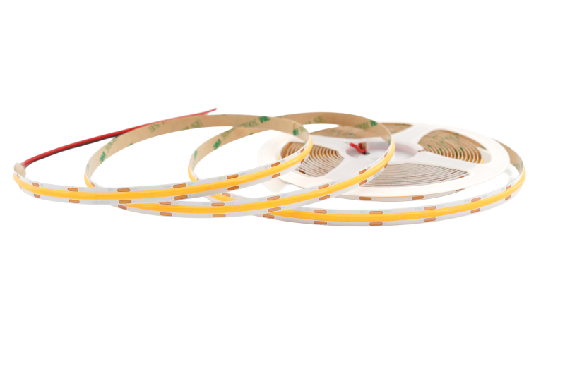 COB LED Streifen 6000K kaltweiß mit sehr heller gleichmäßiger Lichtlinie