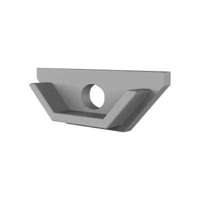 Endkappe für LED Alu Eckprofil Exo-V1_12 + Cover PC7X_12 Endkappe für LED Alu Eckprofil Exo-V1_12 + Cover PC7X_12