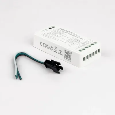 MiBoxer SPIR3 SPI LED Pixel Controller 2.4 GHz, 3-in-1 Einfarbig, RGB und RGBW, 5-24V DC, 10A MiBoxer SPIR3 SPI LED Pixel Controller 2.4 GHz, 3-in-1 Einfarbig, RGB und RGBW, 5-24V DC, 10A