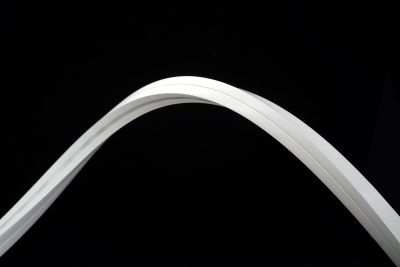LED Neon Tube 20x20mm flexibel gebogen, Silikon Schlauch 24V IP67 Biegeradius