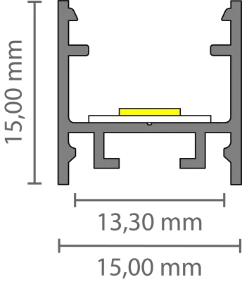 Schmales LED Alu Aufbauprofil 2m EXO-A2-13 (13mm) –| Flaches Aluprofil für LED-Strips Schmales LED Alu Aufbauprofil 2m EXO-A2-13 (13mm) –| Flaches Aluprofil für LED-Strips