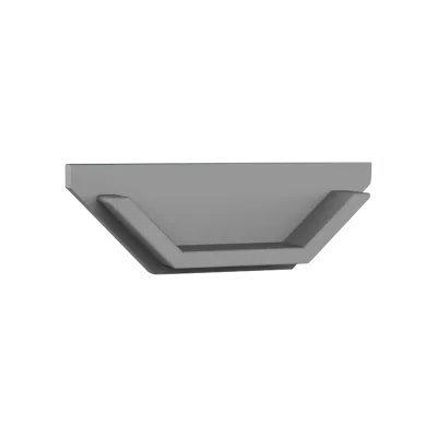 Endkappe für LED Alu Eckprofil Exo-V1_12 + Cover PC7X_12 Endkappe für LED Alu Eckprofil Exo-V1_12 + Cover PC7X_12