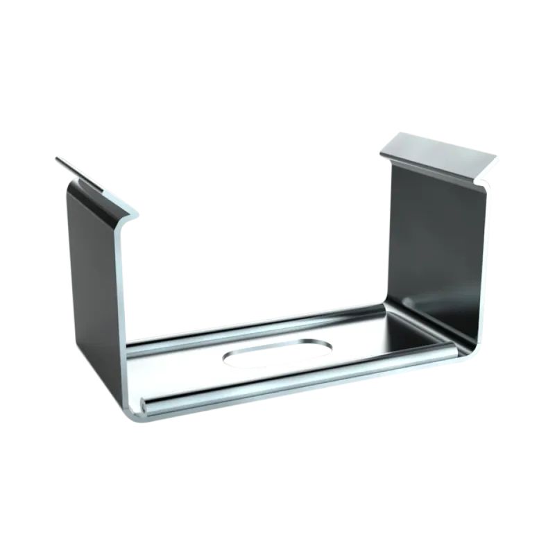 Montageklammer SPS-N1_16 aus Federstahl – für LED Alu-Aufbauprofil Exo-N1_16