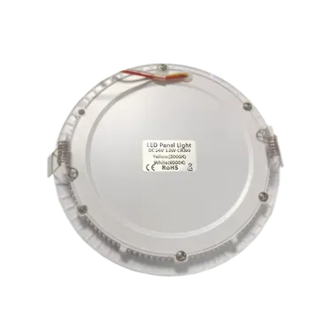 LED Panel rund 12W 24V DC, Farbtemperatur einstellbar 2000-6000K, CRI 90, ultraflach, D170 mm