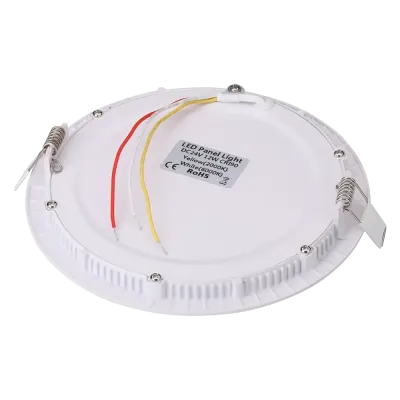 LED Panel rund 12W 24V DC, Farbtemperatur einstellbar 2000-6000K, CRI 90, ultraflach, D170 mm LED Panel rund 12W 24V DC, Farbtemperatur einstellbar 2000-6000K, CRI 90, ultraflach, D170 mm