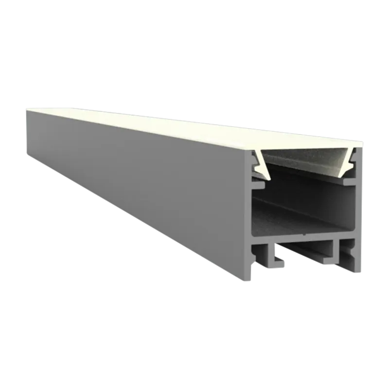Schmales LED Alu Aufbauprofil 2m EXO-A2-13 (13mm) –| Flaches Aluprofil für LED-Strips