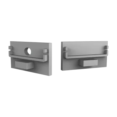 Endkappe für LED Alu Aufbauprofil Exo-N3_24 + Cover PC51 _24 Endkappe für LED Alu Aufbauprofil Exo-N3_24 + Cover PC51 _24