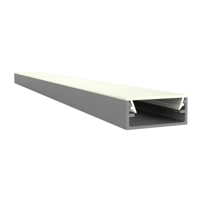 Ultraflaches LED Alu Aufbauprofil 2m EXO-N1_16 (16 mm) –| Schmales Aluminiumprofil für LED-Strips