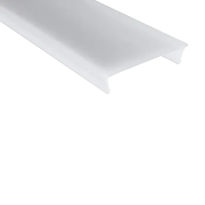 PC61-32 FLAT Abdeckung 2 m – für LED Leuchtenprofil EXO-TI1 | opal, schwarz