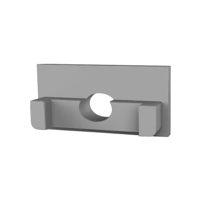 Endkappe für LED Alu Fliesenprofil Exo-F1/F1H_16 + Cover PC45 _16