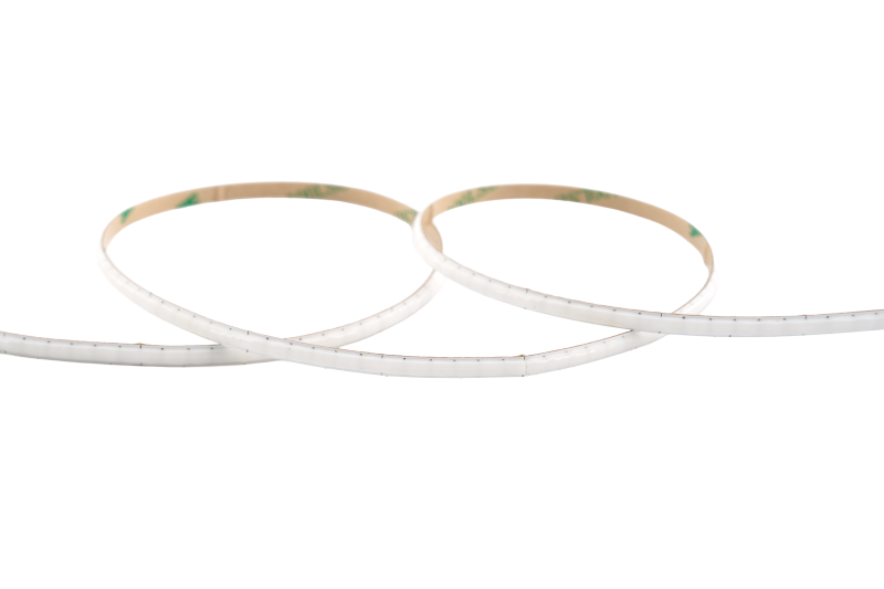 COB RGB LED-Streifen 5 mm – 576 LEDs/m, 24 V, 10 W/m – homogenes RGB Band mit 180° Abstrahlwinkel