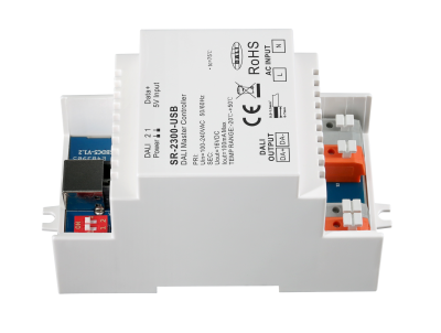 SR-2300-USB DALI Master Controller Hutschienenmodul USB DT6 DT8 HCL 64 Geräte 16 Gruppen 16 Szenen