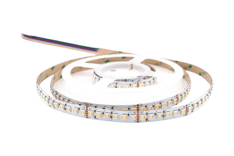 LED Streifen Set RGBCCT – RGBCCT LED Streifen 24V, 5-in-1, 33 W/m, 2030 lm/m, 5m, RGB + 2700-6500K – SNP-200 Netzteil, WL5 WiFi Controller & C5 Fernbedienung Schwarz