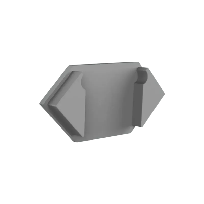 Endkappe für LED Alu Trockenbauprofil Exo-T5_16 + Cover PC45 _16