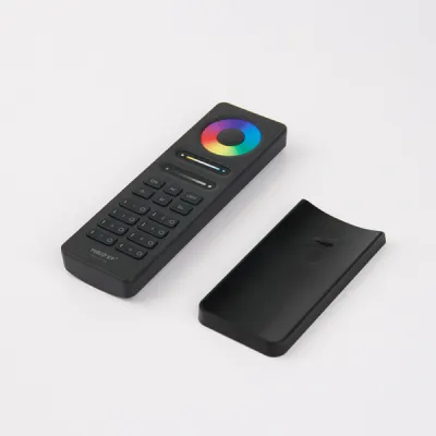 Mi-C8 LED Light Strip Remote – Smart RGB + CCT Controller mit 8 Zonen & Touch-Farbrad MiBoxer C8 2.4 GHz Smart RF Controller für RGB + CCT LED Light Strips – 8-Zone Funkfernbedienung mit Farbrad, Dimmfunktion und Farbtemperatur-Regelung, kompatibel mit MiLight.