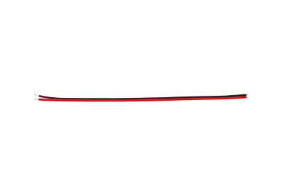 Flachbandkabel für einfarbige LEDs– 2-polig, 20 AWG, Meterware für LED-Installationen