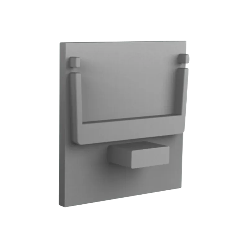 Endkappe für LED Alu Aufbauprofil Exo-N4_24 + Cover PC51 _24