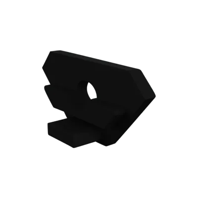 Endkappe für LED Alu Eckprofil Exo-V2_14 + Cover PC45_16 Endkappe für LED Alu Eckprofil Exo-V2_14 + Cover PC45_16