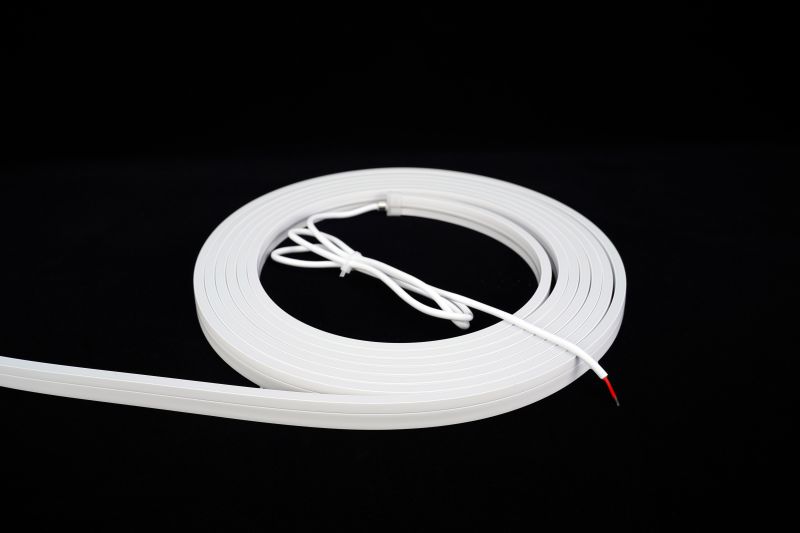 LED NEON TUBE 06×16 mm Silikon Schlauch – 5 m Rolle - 12 W – 24 V – IP67 – CRI>93 - Schneidmaß 50mm